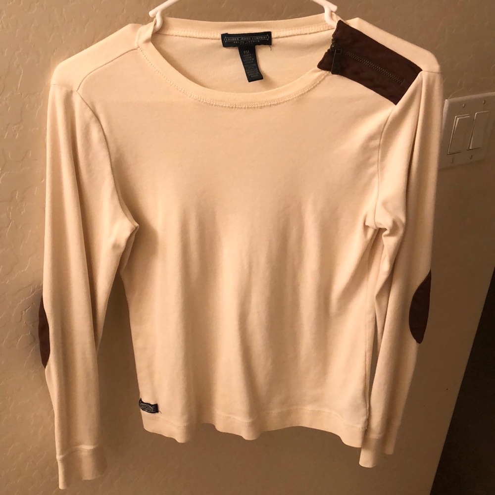 Lauren by Raulph Lauren long sleeve w/elbow patchs